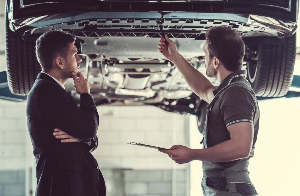 Vehicle’s Undercarriage, Andy Mohr Collision Centers | Indianapolis IN